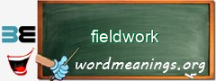 WordMeaning blackboard for fieldwork